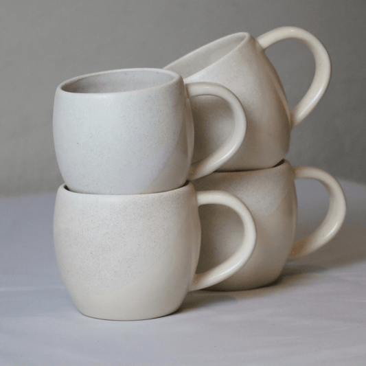 Aldeia Family 4er Set Becher mit Kuchenteller