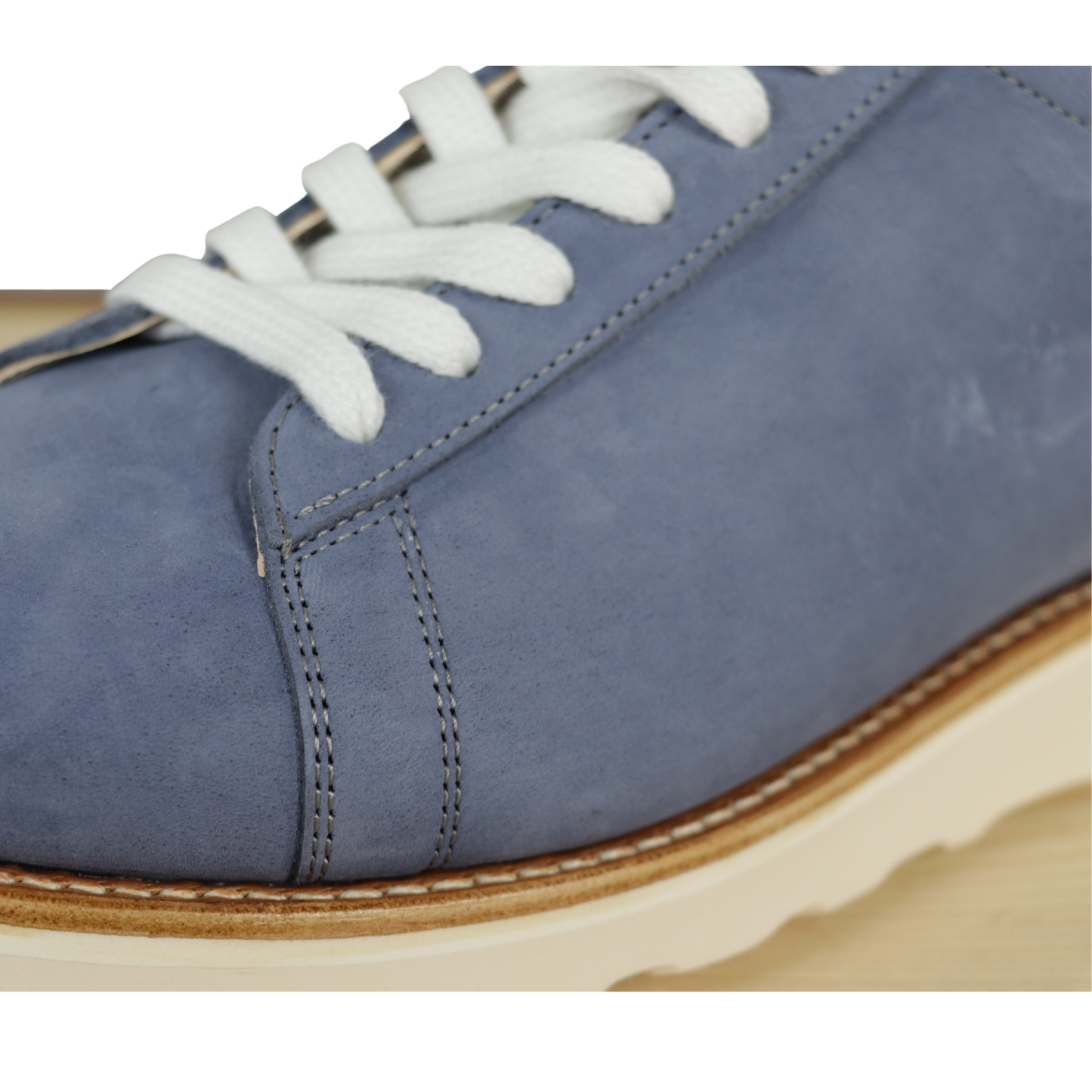 Sneaker Blau Nubuk