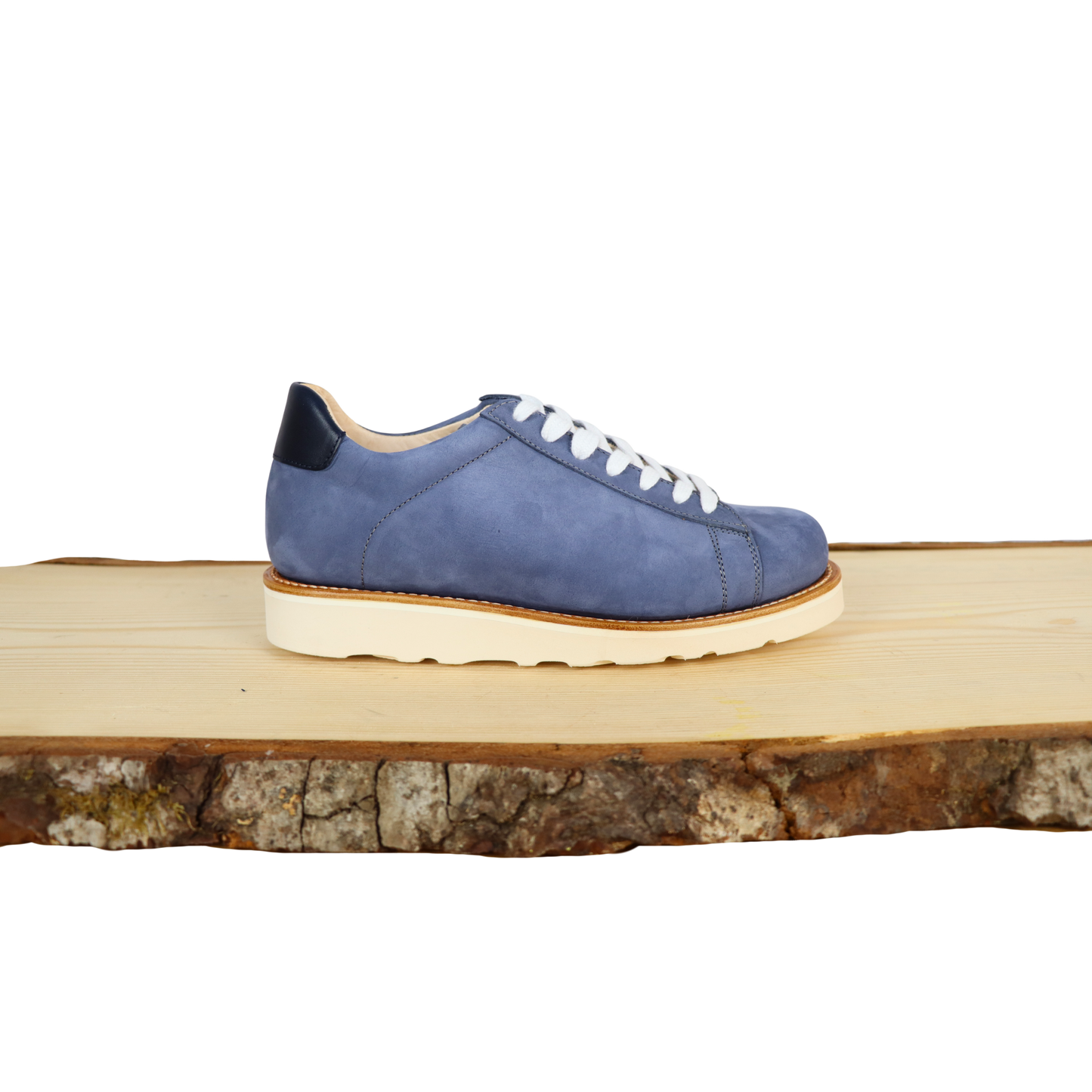 Sneaker Blau Nubuk