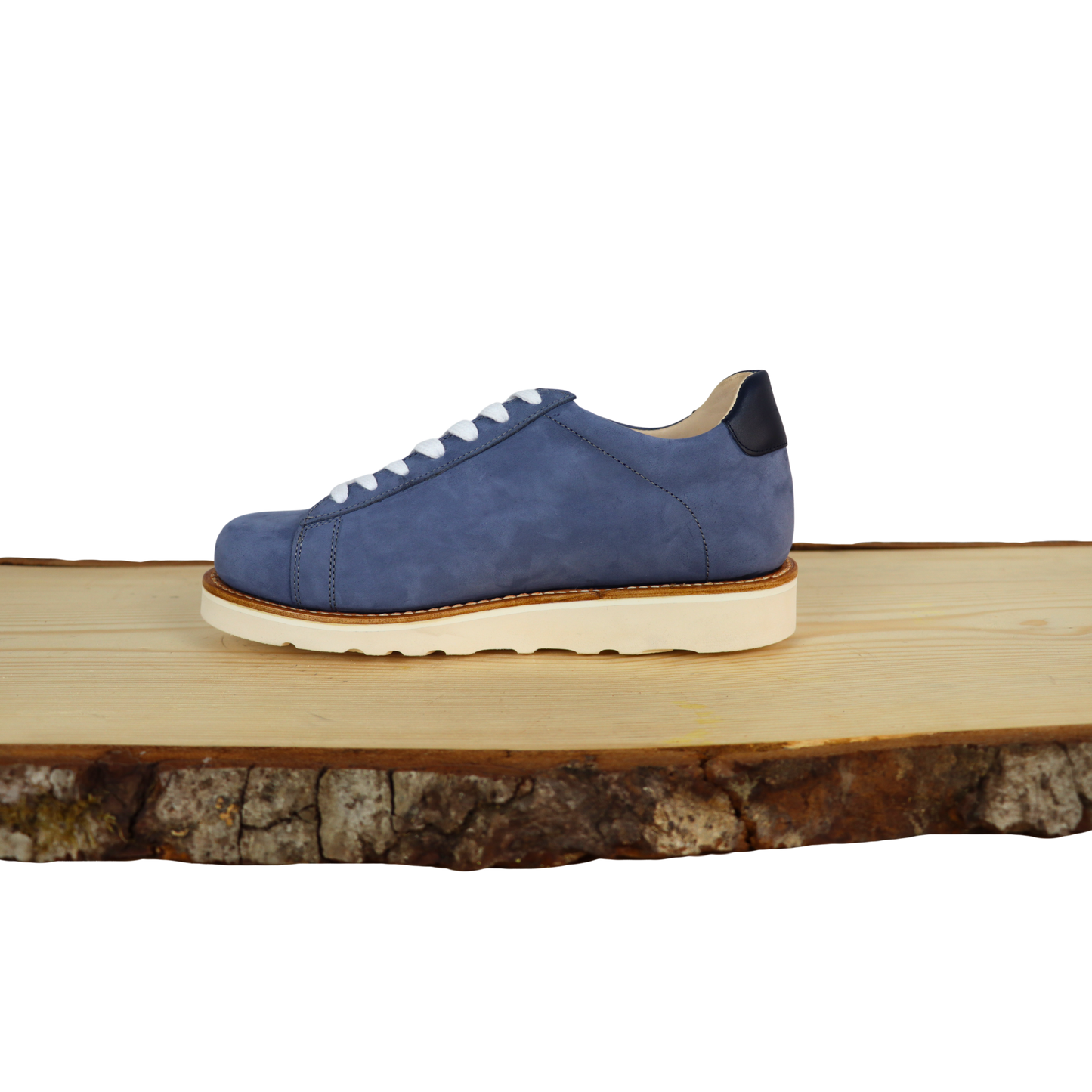 Sneaker Blau Nubuk
