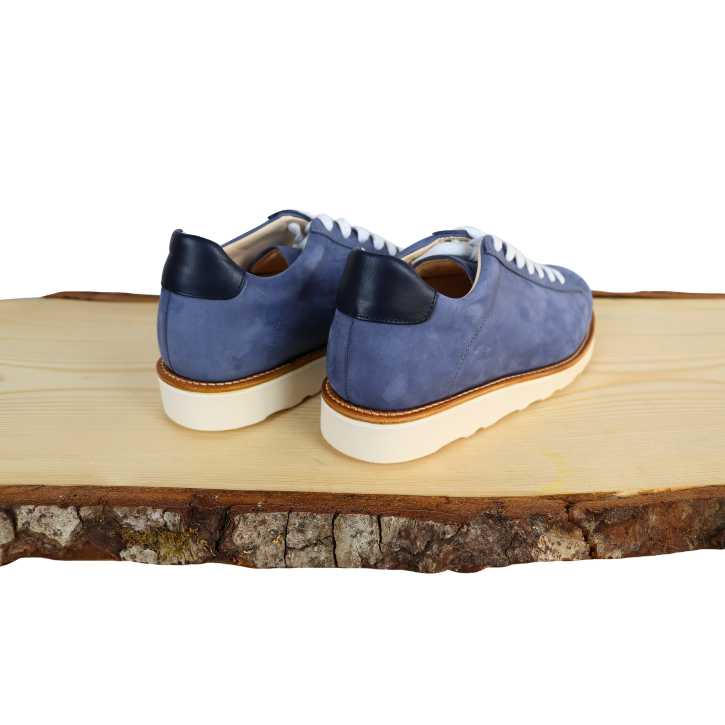 Sneaker Blau Nubuk