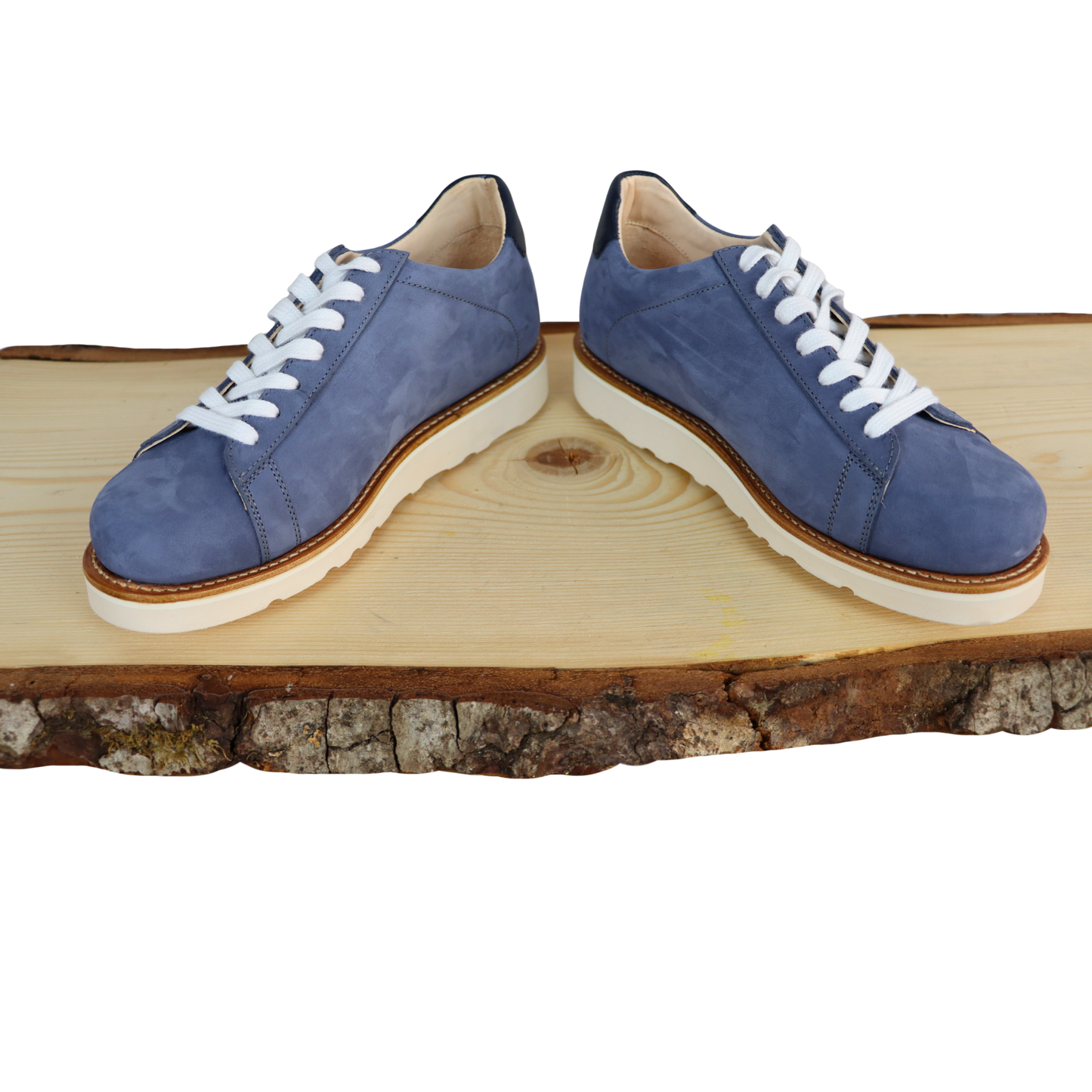 Sneaker Blau Nubuk