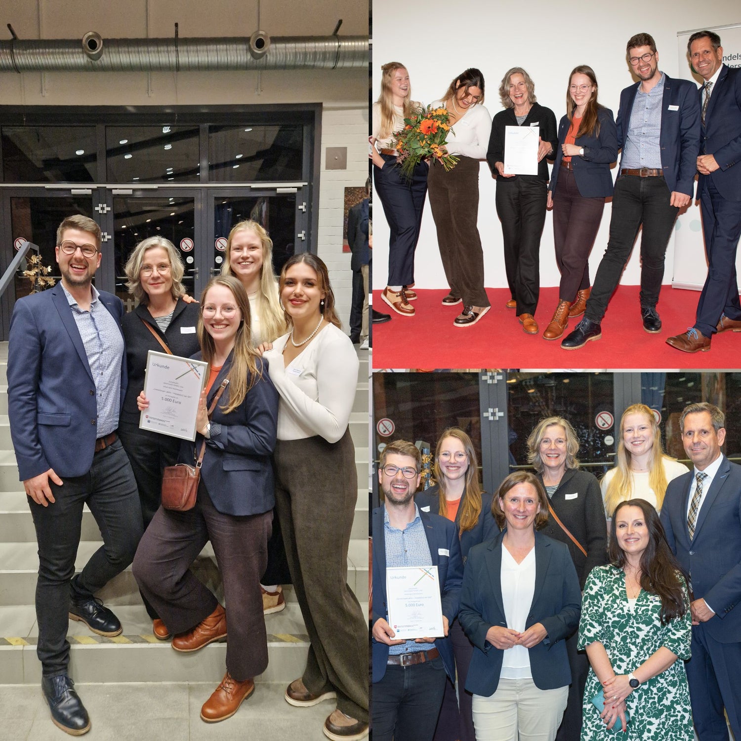 Bild von dem Schuhcafé Team bei der Preisverleihung für das beste nachhatlige Retail Konzept
