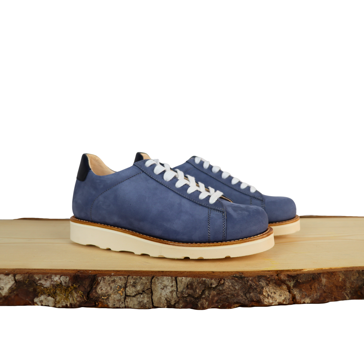 Sneaker Blau Nubuk