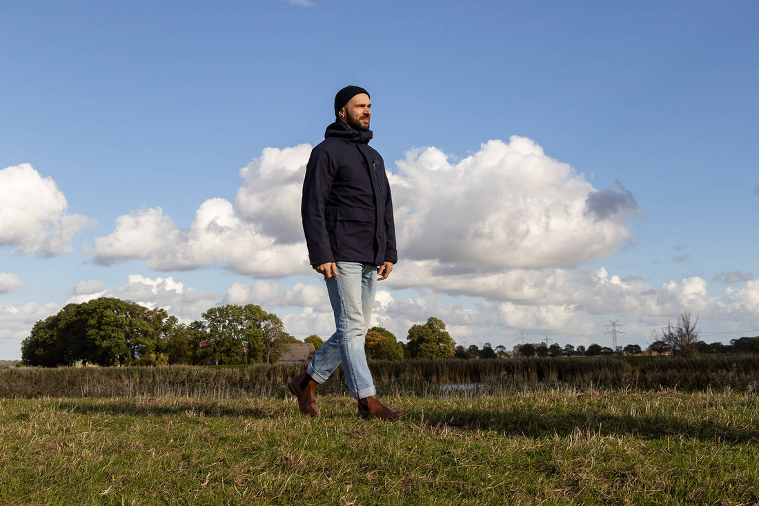 Lederstiefeletten für den Herbst