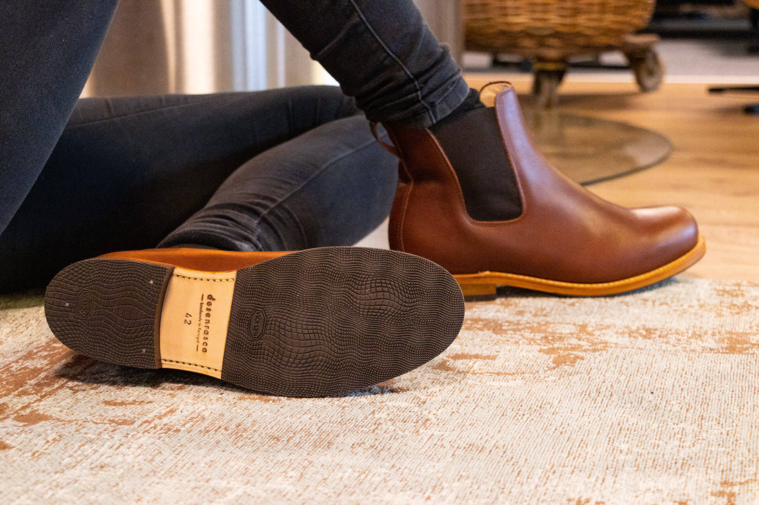 Wie erkennt man rahmengenähte Schuhe?