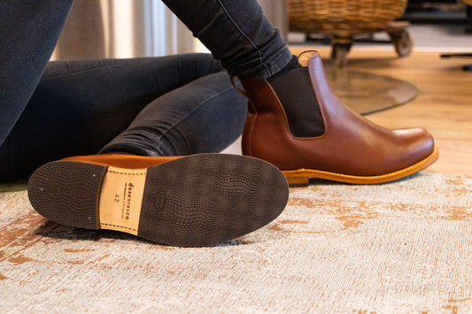 Wie erkennt man rahmengenähte Schuhe?