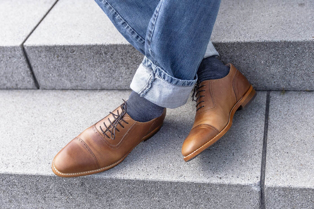 Brogues - Schuhe mit Lochmuster