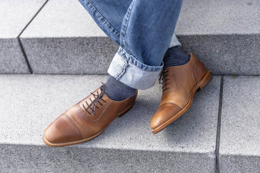 Brogues - Schuhe mit Lochmuster