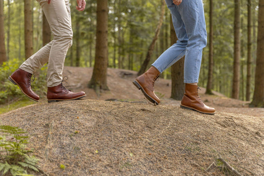 Rahmengenähte Lederschuhe für gesunde Füße