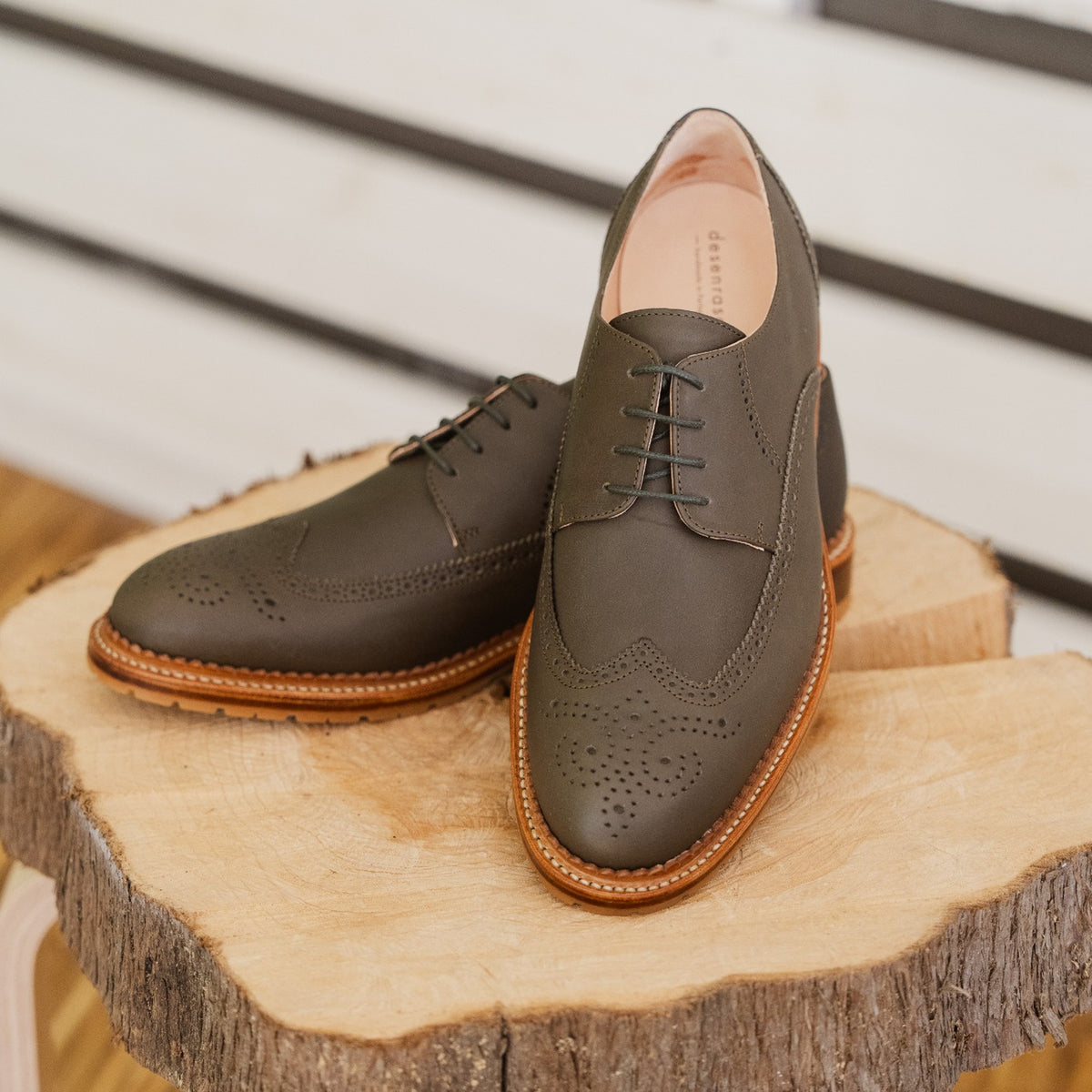Budapester Halbschuh "Cheio" in olive