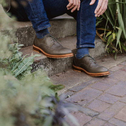 Budapester Halbschuh "Cheio" in olive