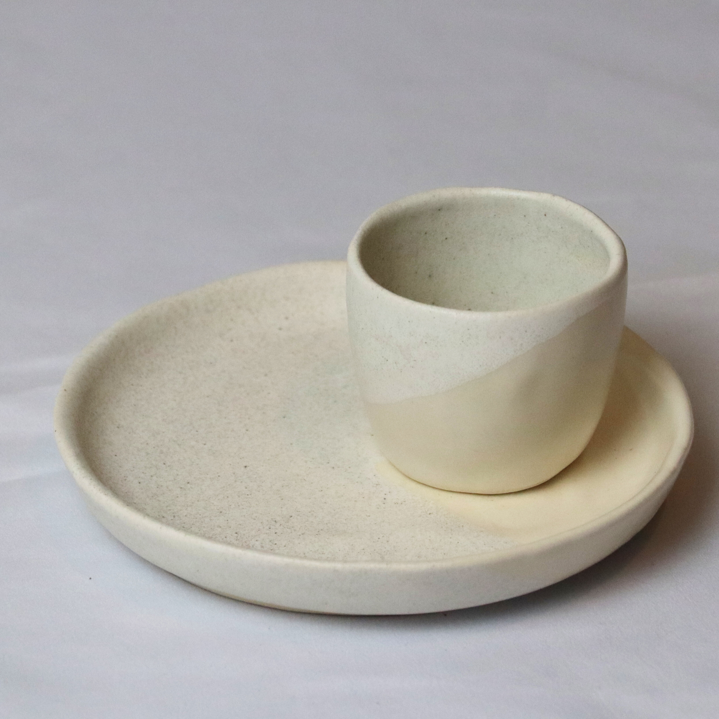 Aldeia 2er Set Espressobecher mit Untertasse