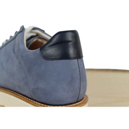 Sneaker Blau Nubuk
