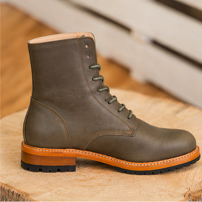 Stiefelette "Primavera" olive