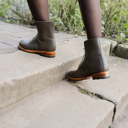 Stiefelette "Primavera" olive