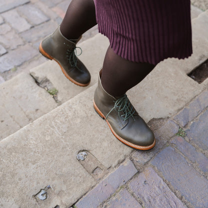 Stiefelette "Primavera" olive