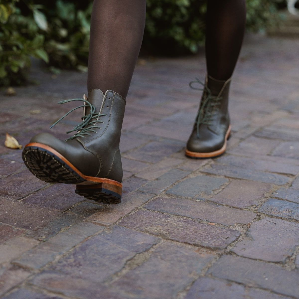 Stiefelette "Primavera" olive
