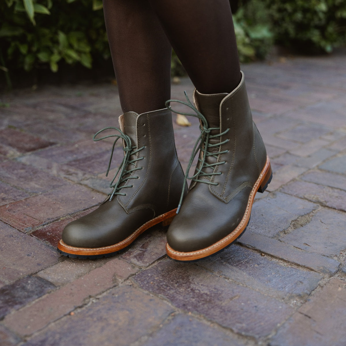 Stiefelette "Primavera" olive